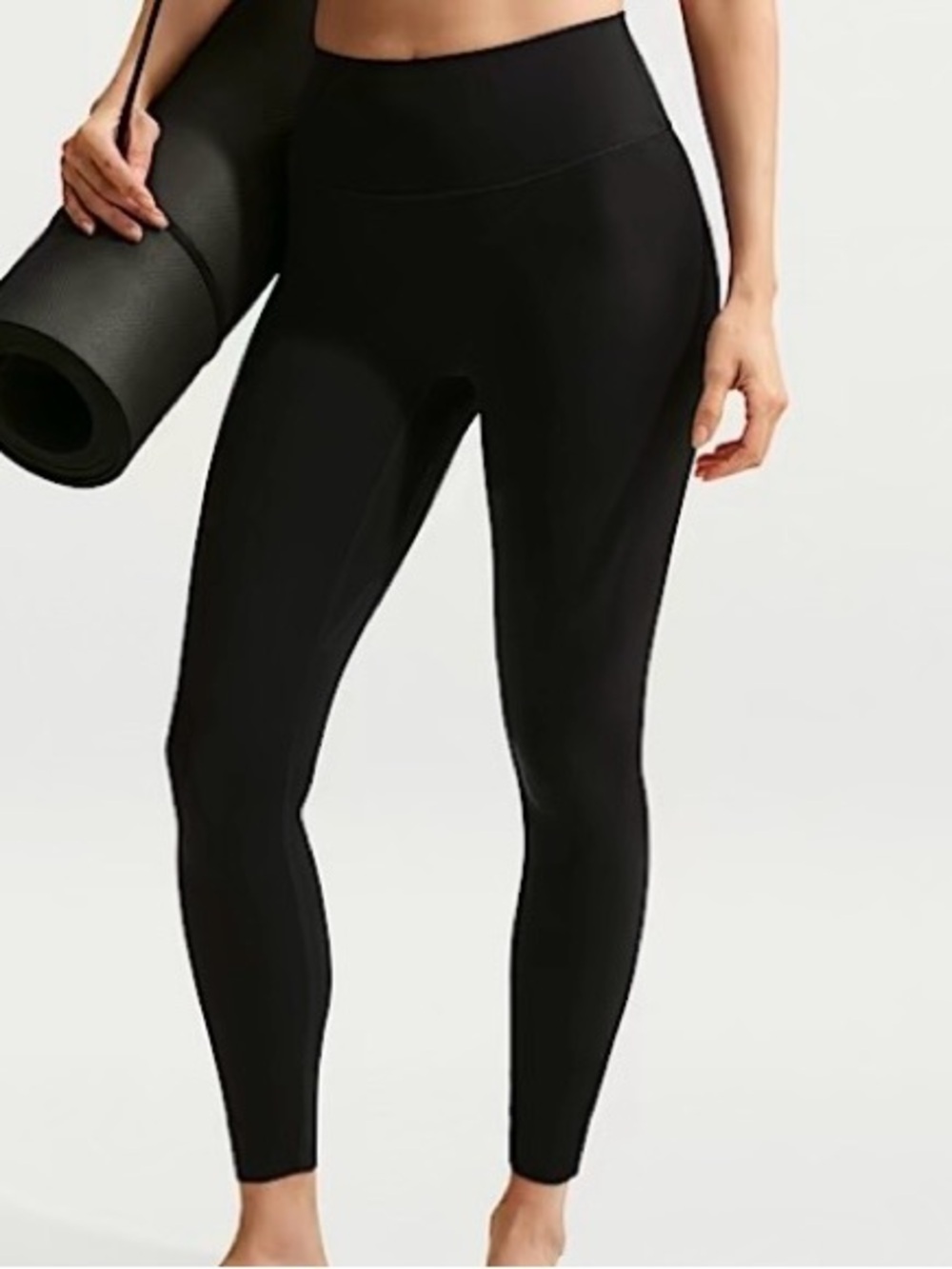 Nike Zenvy Black High-Waist Workout Leggings No Front Seam